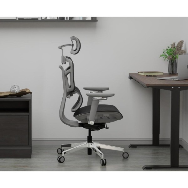 Фото - Кресло офисное Mealux S4 Air Grey (HF-S4 M/G)